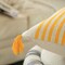 Deerlux 16" Handwoven Cotton Throw Pillow Cover with Striped Lines with Filler, Yellow QI004310.YL.K - alternate 3